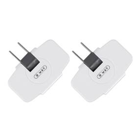 Sycon 600310059998 Outlet Wall Adapter 2-prong Swivel Ungrounded Indoor Ac Mini Plug