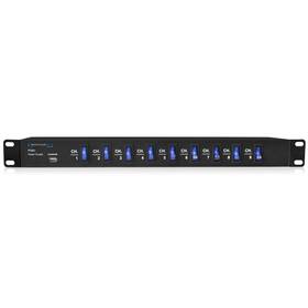 1800w Technical Pro 610370128817 9 Outlet Electric Rack Mount Power Black
