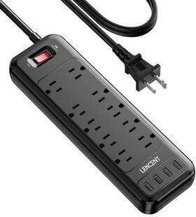 Technology Co. Ltd. 744759393661 2 Prong Surge Protector Power Strip With Usb Ports Polarized To 3