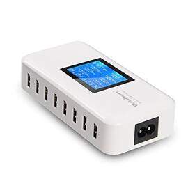 Bsg18w Teka 60w 8-port Usb Wall Charger Multi Port Charging Charger-white