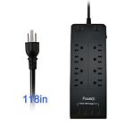 Tfu3u3x2u4yo3 Powerjc Power Strip Surge Protector Ac Outlets With High Speed
