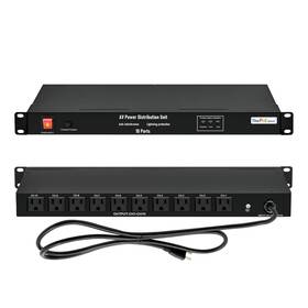 3600j Thepoestore 759126103972 10 Nema 5-15r Outlet Surge Protector Pdu 120v 15a 10ka 1u