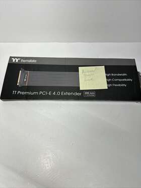 Thermaltake 841163077610 Tt Premium Pcie 4.0 High Speed Flexible Extender Riser Cable 300mm -damaged/read
