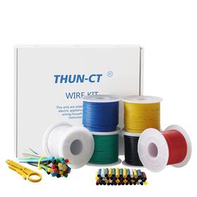 16s-3m Thun-ct 16 Awg Silicone Electrical Wire Kit 6 Colors 9.8ft E