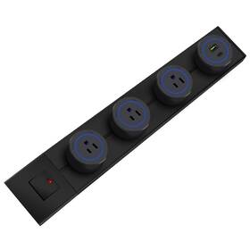 8000w Tiandigp 717701894165 Power Outlet Strip Wall Mounted 19.68 Inch Track 3 A