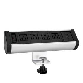 Tiandigp 789318415507 Desk Clamp Power Strip With Usb A/cpower Supply For Edge Mount 4 Ou