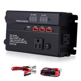 Inverter5412 Tianwide 600w Power Inverter For Car 12v 24v Vehicle Converter With Dual Ac Black