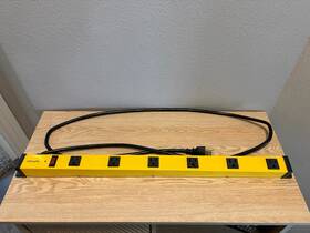 Tiffcofio Tlp76y Metal Power Strip 6 Outlets