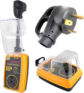 Ja-ecsp-tt30r-2j Tigerily Protector Contra Sobretensiones Para Veh Culos Recreativos 30 A Mejorado 2100