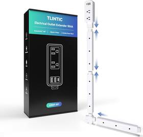 Tlintic 705354014108 Modular Electrical Outlet Extender With 2 Ac Outlets And 3 Usb Ports