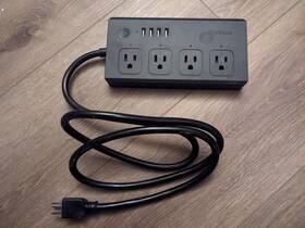 Tonbux 445057757782 Smart Power Strip Plug Surge Protector With 4 Individually Controlled Ac