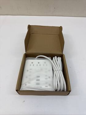 Tt-ps03 Transton Power Strip Surge Protector W Usb Charger 9 Outlet 5ft L Cord