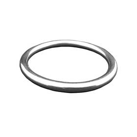 Tri Surge 698869346621 4 Pieces Stainless Steel 316 Round Ring Welded 5/32 Inch X 1 4mm 25mm Marine G