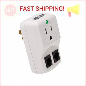 Tripp Lite 014445675211 1 Outlet Portable Surge Protector Power Strip Direct Plug In Tel/mo