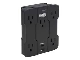Sk5bucam Tripp Lite 037332263582 Safe-it Surge Protector 5-outlet Usb-a/usb C 5-15p Antimicrobial