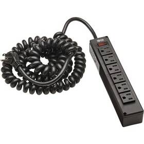 5-15p Tripp Lite 037332271907 By Eaton Safe-it 6-outlet Surge Protector - 10 Ft. Spiral Cord
