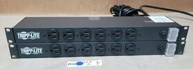 Agip120v6iprm Tripp Lite Lot Of 2 Rs-1215-ra Tripp-lite 12-outlet Pdu Rackmount 1u Power Strips M236 P