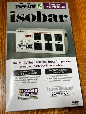 Ib87aa Tripp Lite Tripp-lite Isobar 6-outlet Premium Surge Protector 6ft Cord-new