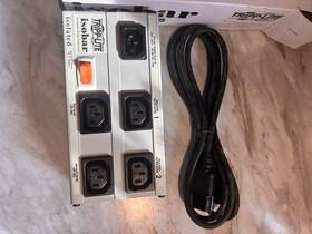 U0221961 Tripp Lite Ly4au Ib-1252 Isobar Euro 4 208-240v 50/60hz Premium Surge Suppressor Outlet Strip