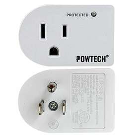 Pt-7834bb Trisonic Surge Protector Plug 3 Prong Power Adapter Grounded Wall Tap