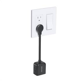 Trond 728120946526 Flat Outlet Extender With 6 Inch Cord - Multi Plug Wall Splitter