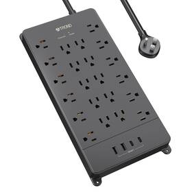 Trond 728120947387 Surge Protector Power Strip With Usb C Ports 5ft Extension Cord Multipl