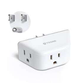 Trond 728120947479 Outlet Extender 3-prong Grounded Wall Splitter 3 Way