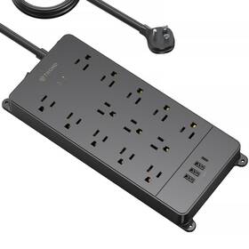 Trond 728120948650 Surge Protector Power Strip 15 Ft Cord - Long Extension 13 Widely