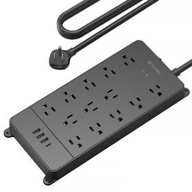 4000j Trond 728120948902 Surge Protector Power Strip Etl Listed 13 Widely-spaced Outlets Expa