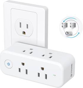 Trond 744759867919 Outlet Extender Surge Protector 6 Ac Splitter With 360 Rotating P
