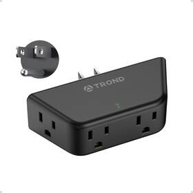 Td-ea-us30e Trond Multi Plug Outlet Extender - Surge Protector 1 Pack Black