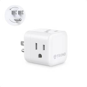 Td-ea-us31e-101-us Trond Multi Wall Outlet Extender - Sideways Plug Adapter With 3 Electrical So