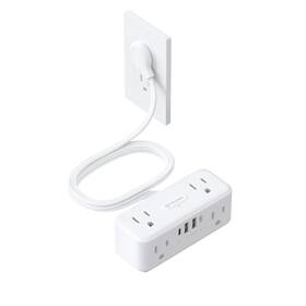 Td-ps-us25s Trond 20w Usb C Power Strip Surge Protector - 5ft Flat Plug Extensi... Fast Ship