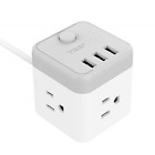 Ts-cube07 Tessan Power Strip With Usb Charge Port And 696567840878
