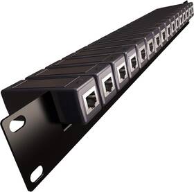 Tupavco 313100496469 Ethernet Surge Protector 19 Inch Rackmount 16 Port Poe Gigabit Server Rack Mount