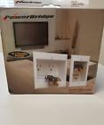 Two-pro Power Bridge Powerbridge Dual Kit In Wall Recessed Cable Management