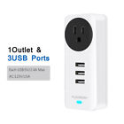 Ty0500400a1mn Floureon Power Strip Mini Rotate Us Ac Outlet Usb Ports