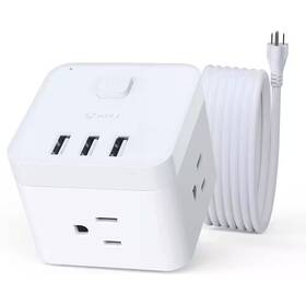 Ubibot 445039668617 Usb Power Cube - 3 Outlets