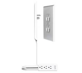 3-2xidown-ovszw Ultra Inverted Ultra-thin Outlet Concealer And Cord Two 3 3ft
