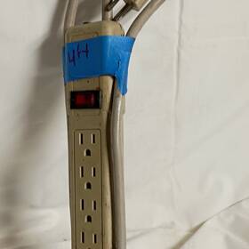 Pd01530002 Unicab Beige Power Strip 6 Outlets 4 Ft Cable On/off Switch 1800w Mountable