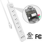 Us6u3 Zoomach Electronics Features Surge Protector Power Strip With 657228559614