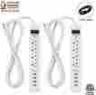 Ush-4u4a-6c-2pk-ca Bestten Surge Protector With 4 Outlets And Usb Charging Ports 4.2a 900 Joule 769700885231