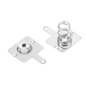 Uxcell 714998447982 50pairs Aa Battery Positive Negative Conversion Spring Contact Plate 13.5x11.5mm