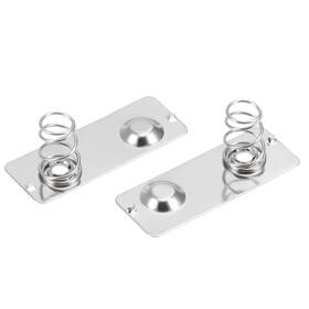 Uxcell 714998448033 20pcs Aa Battery Positive Spring Contact Nickel Plate 29mmx11mm