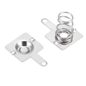 Uxcell 714998448231 20pairs Aaa Battery Positive Negative Conversion Spring Contact Plate 10mmx9mm