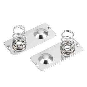 Uxcell 714998448286 50pcs Aaa Battery Negative To Positive Conversion Spring Contact Plate 21mmx9mm