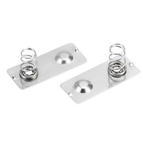 Uxcell 714998448439 20pcs Aa Battery Negative To Positive Conversion Spring Contact Plate 28mmx12mm