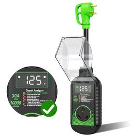 Vc30g Vehiker Smart Waterproof Rv Surge Protector 30 Amp 10000 Joules Led Circuit Analyzer
