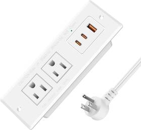 Qc3.0 Vilong 705353583698 Recessed Power Strip Pd20w Fast Charging Usb-c Usb-a Socket Plug