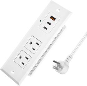 Qc3.0 Vilong 726084735583 Recessed Power Strip Pd20w Fast Charging Usb-c Usb-a Socket Plug I